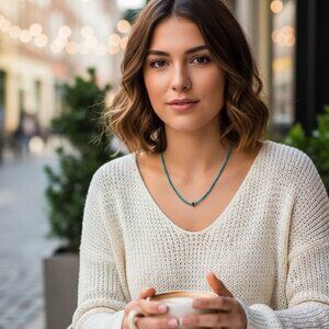 BaubleBar Turquoise Beaded Necklace